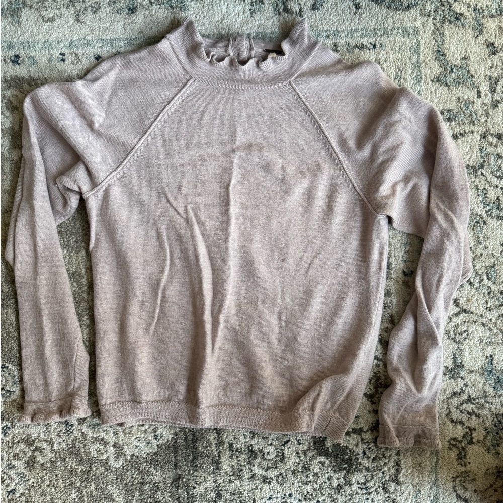 Free People Lavender Knit Top